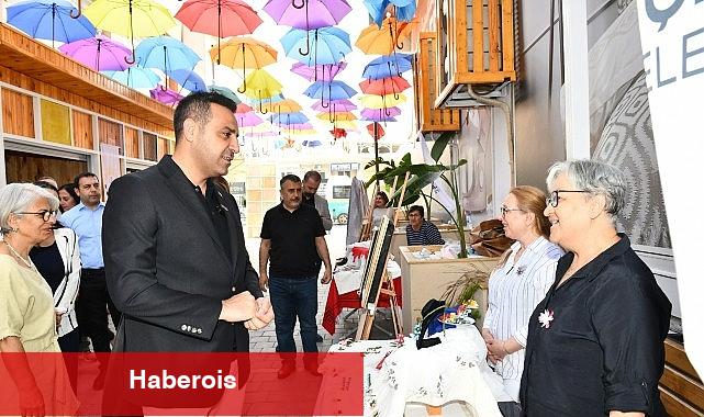 Çiğli'de bayanların el emeği eserleri görücüye çıktı