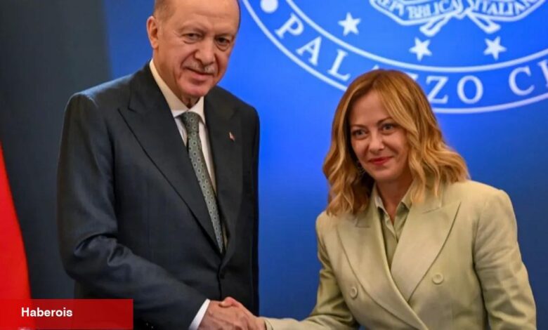 Cumhurbaşkanı Erdoğan, Meloni ile görüştü