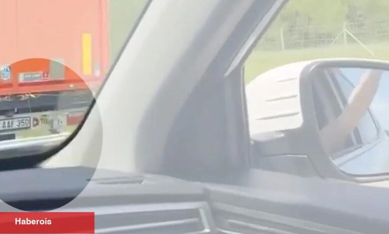 Düzce plakalı tır gurbetçileri coşturdu