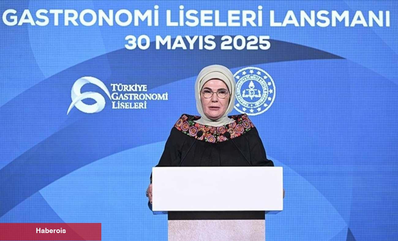 Emine Erdoğan Türkiye Gastronomi Liseleri Projesi'nin tanıtımına katıldı