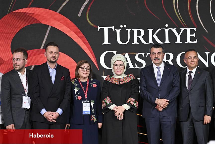 Emine Erdoğan Türkiye Gastronomi Liseleri Projesi'nin tanıtımına katıldı