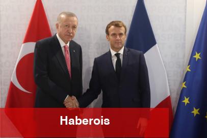 Erdoğan, Macron'la görüştü - Haberois Erdoğan, Macron'la görüştü