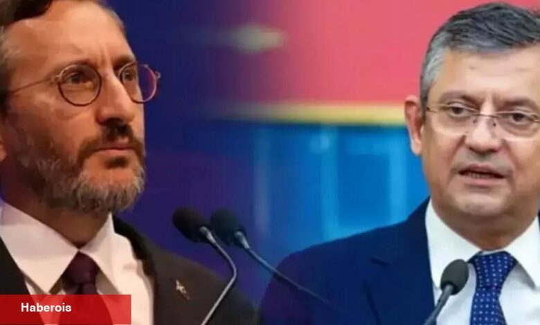 Fahrettin Altun'dan Özgür Özel'e sert yanıt!