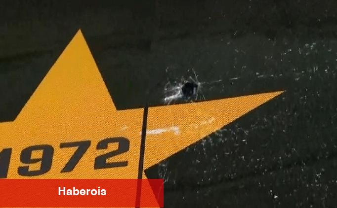 Galatasaray ekip otobüsüne saldırı!