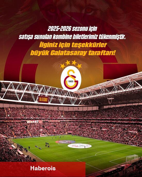 Galatasaray'da satışa sunulan kombineler bitti! - Haberois Galatasaray'da satışa sunulan kombineler bitti!