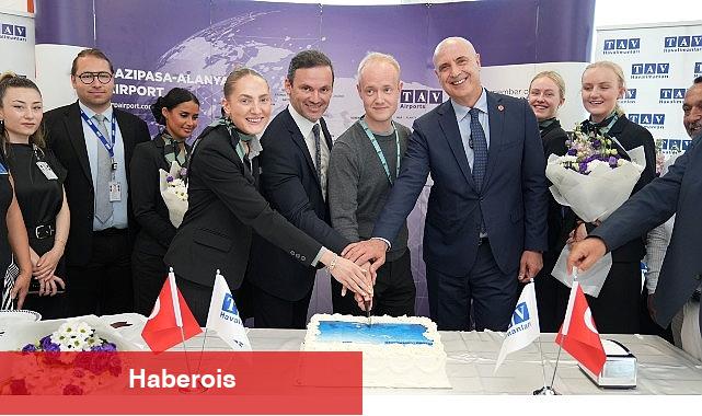 Gazipaşa-Alanya Havalimanı, Copenhagen Air Taxi'nin birinci uçuşunu karşıladı - Haberois Gazipaşa-Alanya Havalimanı, Copenhagen Air Taxi'nin birinci uçuşunu karşıladı