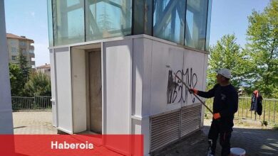 Gölcük'teki üst geçitler elden geçiriliyor Gölcük'teki üst geçitler elden geçiriliyor