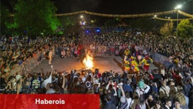 Hıdırellez ateşi Kültürpark'tan yükseldi