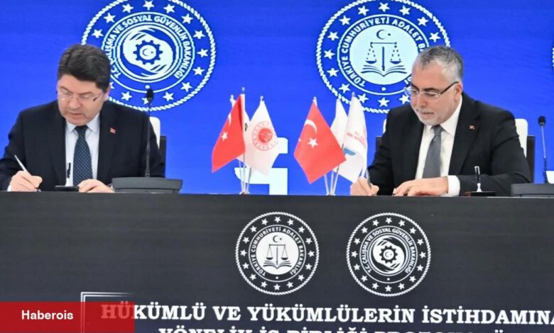 Hükümlü ve yükümlülerin istihdamı için iş birliği - Haberois Hükümlü ve yükümlülerin istihdamı için iş birliği