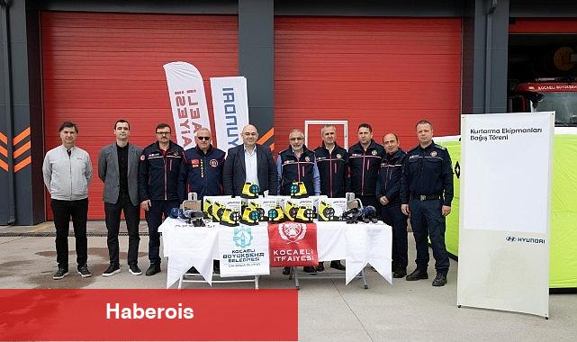 Hyundai'den Kocaeli İtfaiyesi'ne ekipman dayanağı