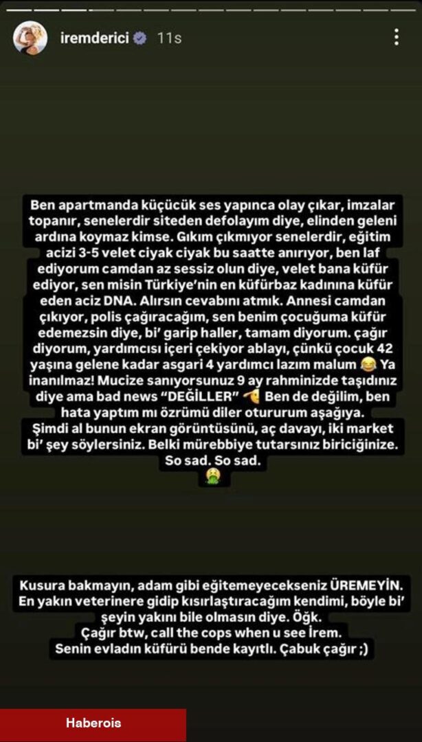 İrem Derici'den özür geldi!