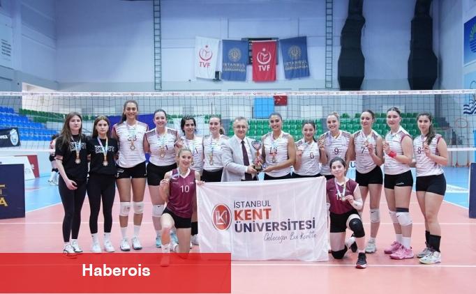İstanbul Kent Üniversitesi bayan voleybol grubu şampiyonluk elde etti - Haberois İstanbul Kent Üniversitesi bayan voleybol grubu şampiyonluk elde etti