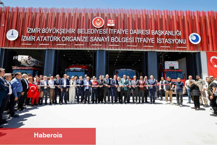 İzmir Çiğli'de itfaiyeye çağdaş istasyon