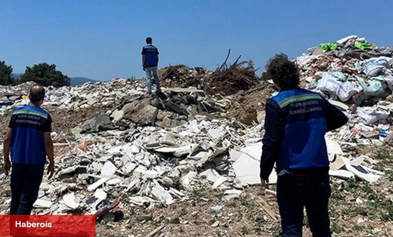 İzmir Gaziemir'de açık alana atığa 1,8 milyar TL 'çevre' cezası!