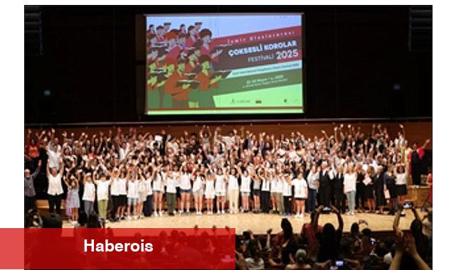 İzmir Milletlerarası Çoksesli Korolar Şenliği'nde mükemmel final