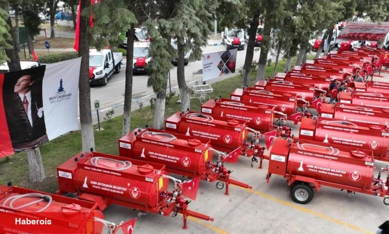 İzmir'de afetlere karşı güçlü adım... Orman köylerine 125 su tankeri