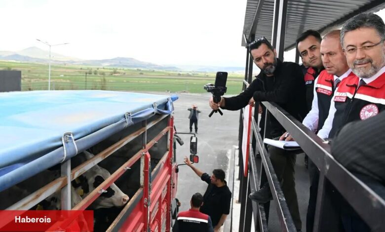 Kayseri beşinci denetim noktası oldu... Veteriner Yol Denetim ve Kontrol İstasyonu faaliyette