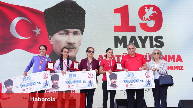 Keçiören 1919 metre koştu