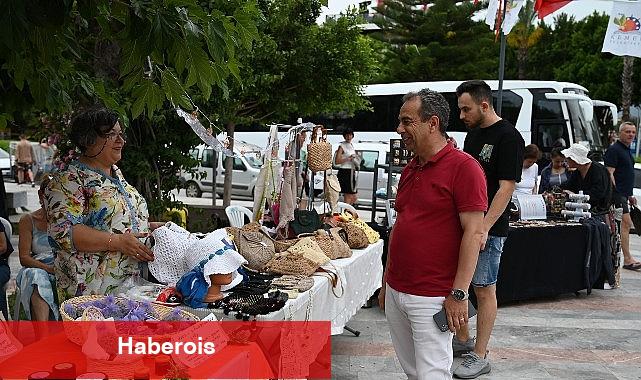 Kemer'de yılın birinci "Üreten mesken hanımları kermesi"