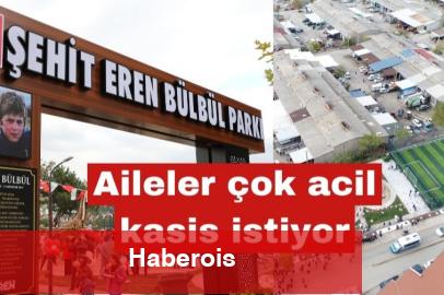 Keşan'da Şehit Eren Bülbül Parkı önüne kasis talebi