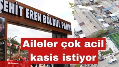 Keşan'da Şehit Eren Bülbül Parkı önüne kasis talebi