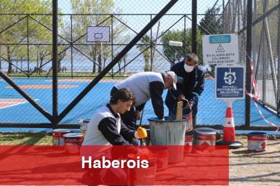 Kocaeli, basketbol alanlarını yeniliyor