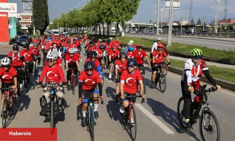 Kocaeli'de pedallar 19 Mayıs ruhu ile çevrildi - Haberois Kocaeli'de pedallar 19 Mayıs ruhu ile çevrildi