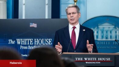 Küresel ekonomi yetkilileri Trump'ın ticaret savaşından gelen rüzgarların ortasında toplanıyor - Haberois Küresel ekonomi yetkilileri Trump'ın ticaret savaşından gelen rüzgarların ortasında toplanıyor