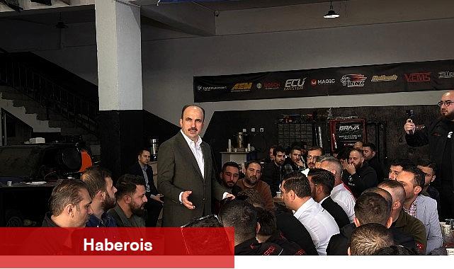 Lider Altay, Çalışan Gençlik Meclisi ile Araba ve Motor Spor Kulübü Üyeleriyle Buluştu