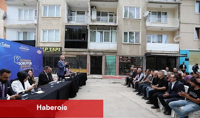 Lider Taban Osmaniye Mahallesi sakinleriyle buluştu