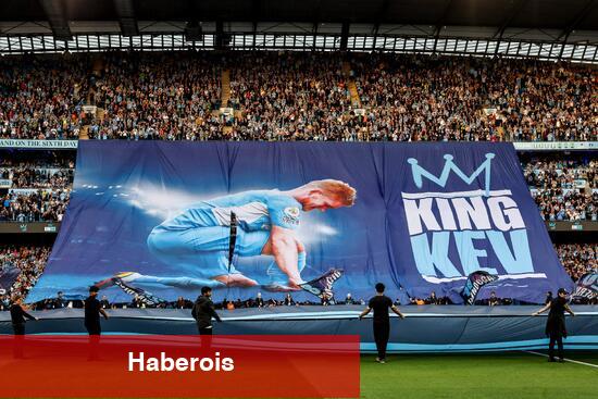 Manchester City taraftarından De Bruyne'ye duygusal veda! - Haberois Manchester City taraftarından De Bruyne'ye duygusal veda!