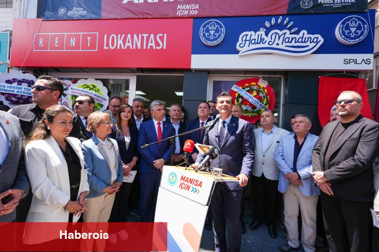 Manisa'da Kent Lokantası ve Halk Mandıra Akhisar’da hizmete açıldı