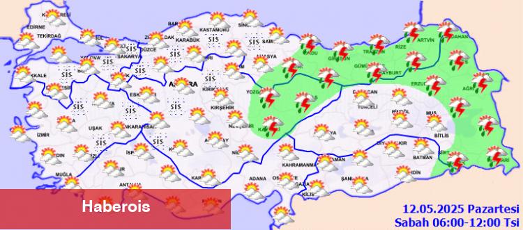 Meteoroloji uyardı! Yeni haftada hava nasıl olacak? - Haberois Meteoroloji uyardı! Yeni haftada hava nasıl olacak?