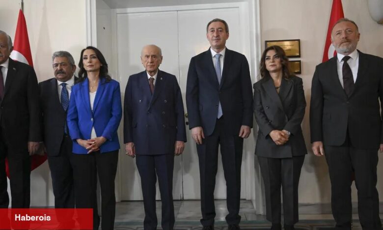 MHP lideri Bahçeli, DEM heyetini kabul etti