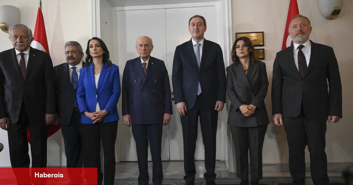 MHP lideri Bahçeli, DEM heyetini kabul etti