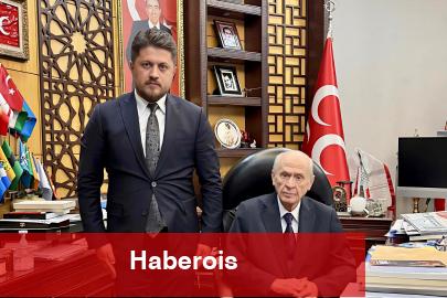 MHP lideri Devlet Bahçeli, Başkan Satıcı'yı kabul etti
