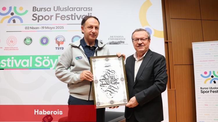 Orhun Ene spor söyleşı̇lerı̇'nde gençlerle buluştu
