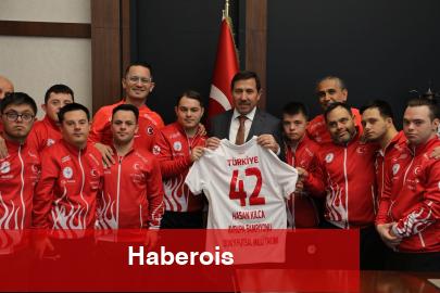 Özel atletlerden Karatay'a ziyaret