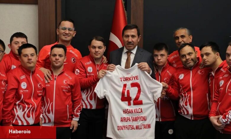 Özel atletlerden Karatay'a ziyaret - Haberois Özel atletlerden Karatay'a ziyaret