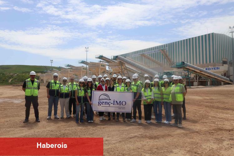 Taş Kırma Tesisi genç mühendisleri ağırladı