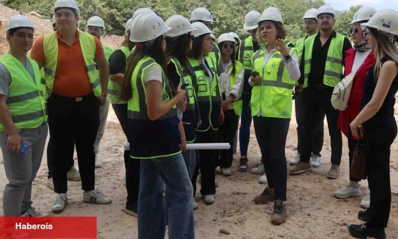 Taş Kırma Tesisi genç mühendisleri ağırladı