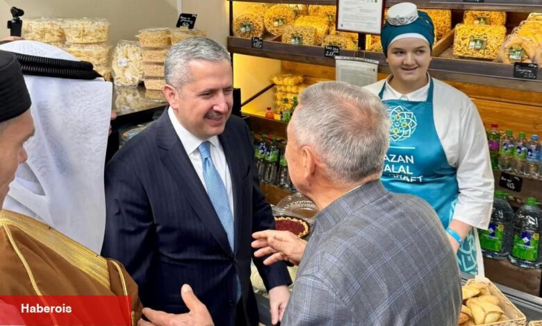 Ticaret Bakan Yardımcısı, Kazan Helal Market Fuarı'nda