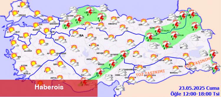Toz ve yağmur bir arada! Çamur biçiminde yağış görülebilir! - Haberois Toz ve yağmur bir arada! Çamur biçiminde yağış görülebilir!