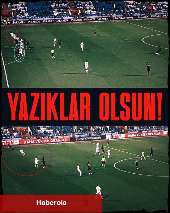 Trabzonspor'dan hakem tepkisi! - Haberois Trabzonspor'dan hakem tepkisi!