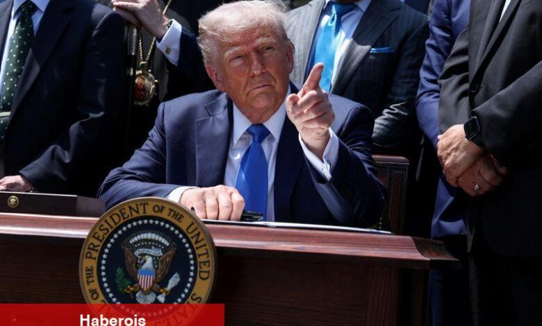 Trump "Şimdi hisse senedi alın" diyor, ticaret anlaşmasını imzaladıktan sonra