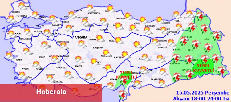 Türkiye'de Mayıs sürprizi! Doğu ve batı bölümlerde yağışlı hava hakim! - Haberois Türkiye'de Mayıs sürprizi! Doğu ve batı bölümlerde yağışlı hava hakim!