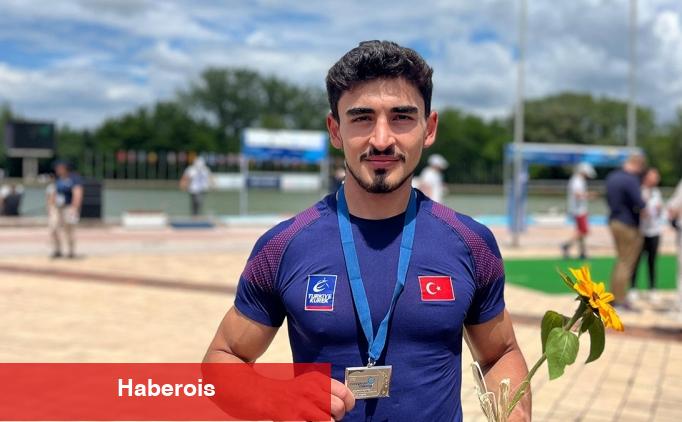 Ulusal kürekçi Halil Kaan Köroğlu, Avrupa ikincisi oldu