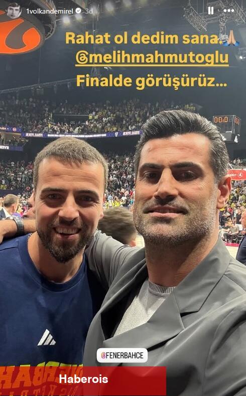 Volkan Demirel'den galibiyet sonrası paylaşım!
