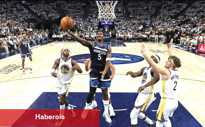 Wolves, Curry'siz Warriors'ı farklı geçerek seriyi 1-1 yaptı! - Haberois Wolves, Curry'siz Warriors'ı farklı geçerek seriyi 1-1 yaptı!