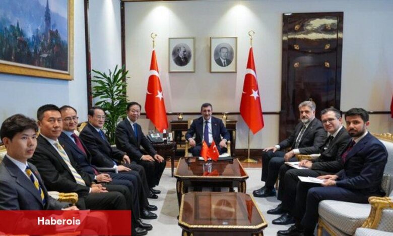 Yılmaz, Çin heyetini kabul etti - Haberois Yılmaz, Çin heyetini kabul etti